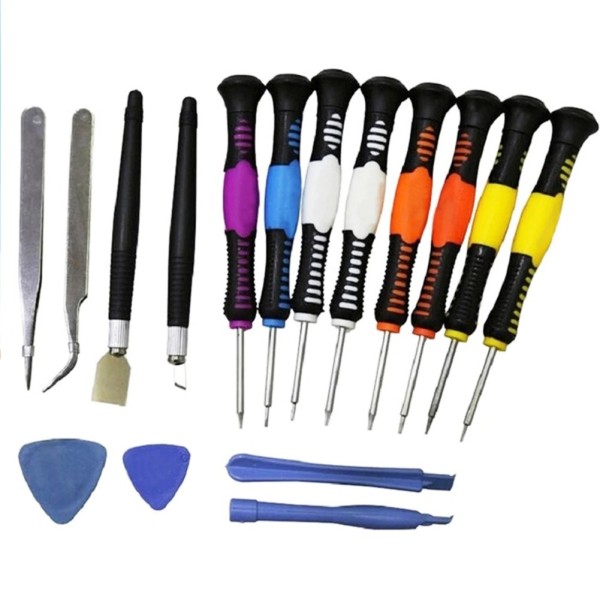 Screwdriver kit for repair and disassemble, telephones, electronics and others, 16 in 1